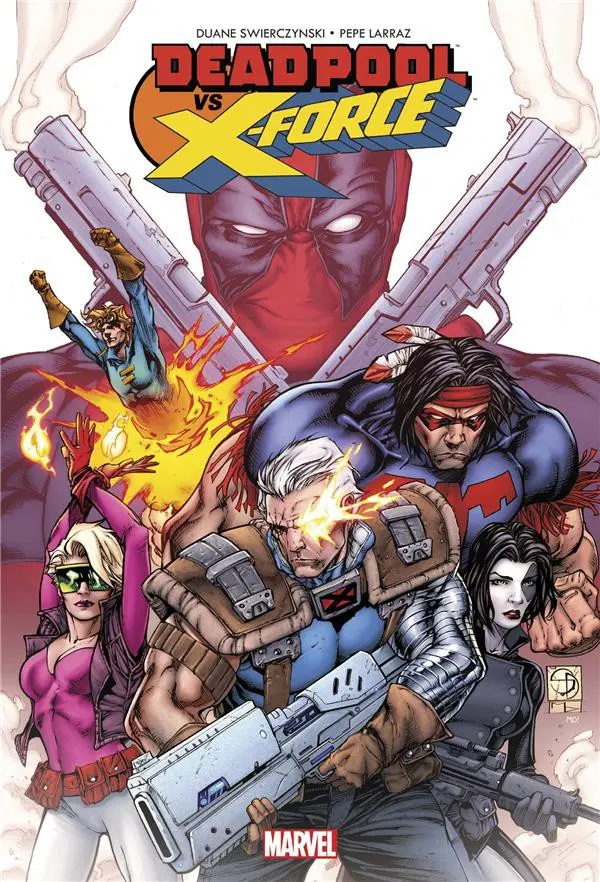 Couverture de l'album Deadpool vs X-Force Le Temps de mourir