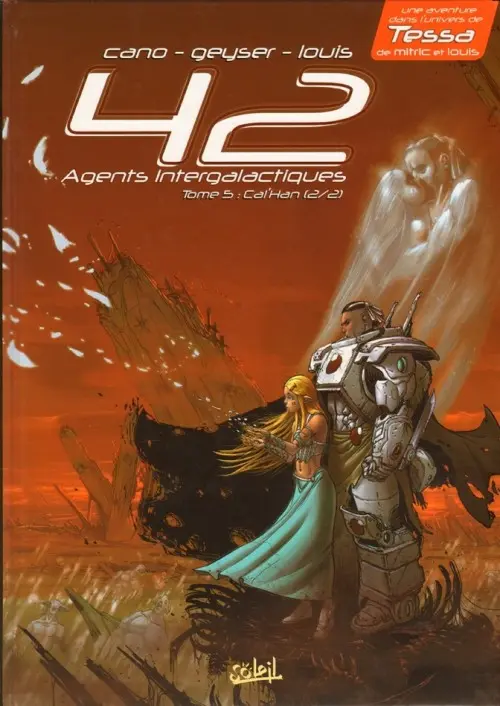 Couverture de l'album 42 Agents Intergalactiques Tome 5 Cal'Han (2/2) - Âmes sœurs