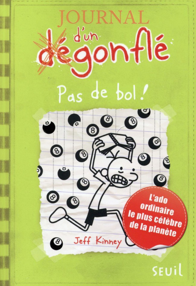 Couverture de l'album Journal d'un dégonflé Tome 8 Pas de bol !