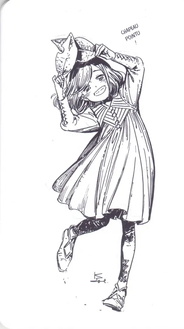 Planche de l'album L'Atelier des sorciers Carnet de croquis