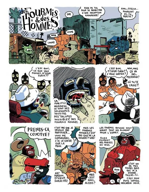 Planche de l'album Lucha Libre Tome 6 Traité de savoir-vivre