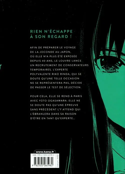 Verso de l'album Q Mysteries 6