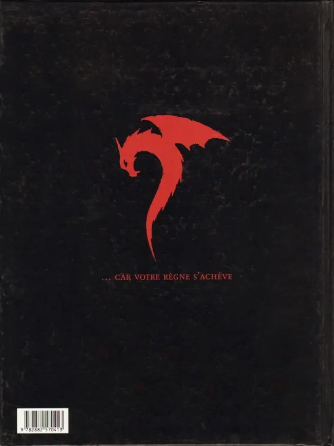 Verso de l'album Rapaces 1
