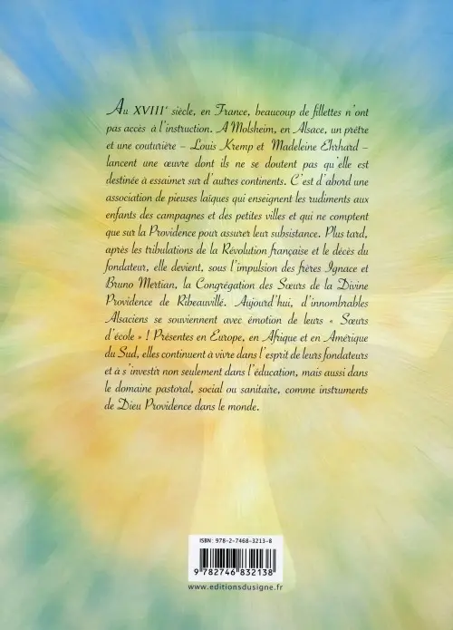 Verso de l'album Les Soeurs de la divine providence de Ribeauvillé Un chemin de confiance