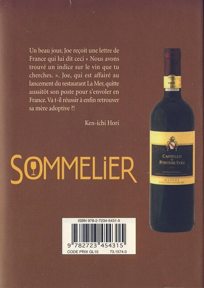 Verso de l'album Sommelier Vol. 6