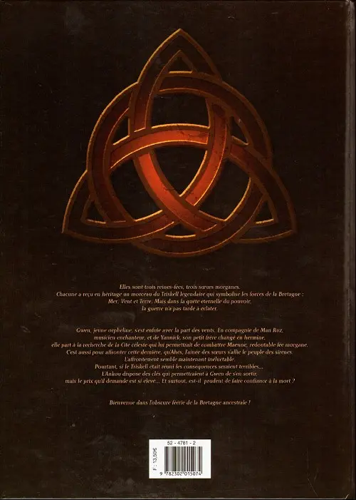 Verso de l'album Triskell Tome 2 La cité des vents