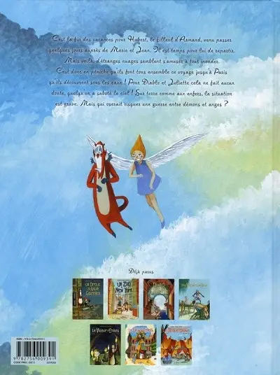 Verso de l'album Un drôle d'ange gardien Tome 7 Le Nuage-Danse