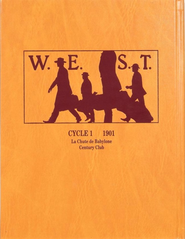 Verso de l'album W.E.S.T Cycle 1 1901