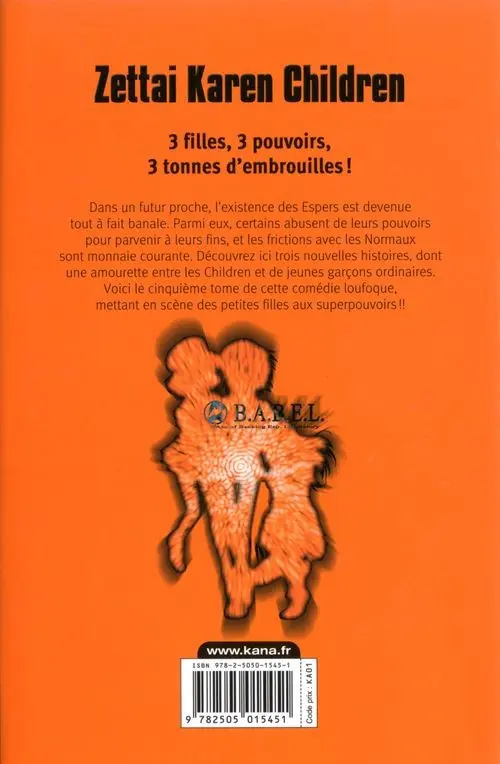 Verso de l'album Zettai Karen Children 5