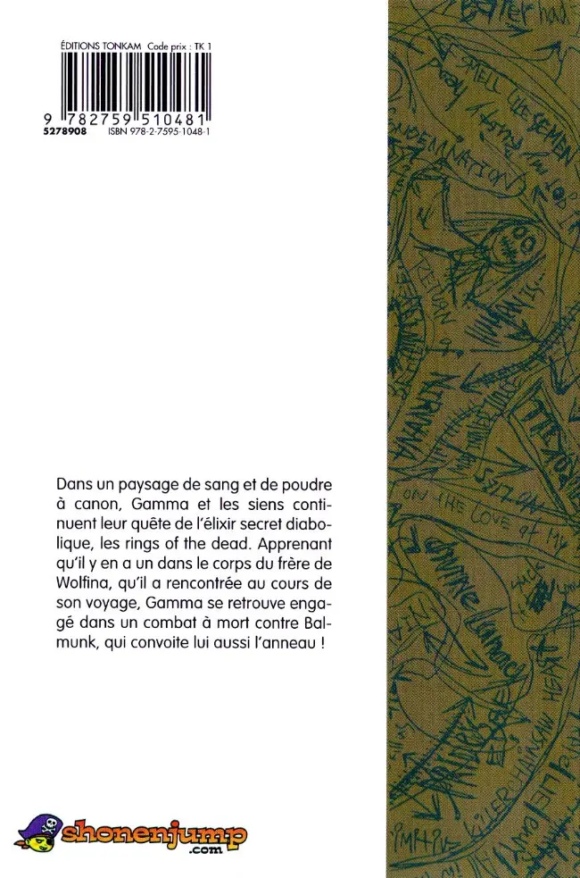 Verso de l'album Zombiepowder 2