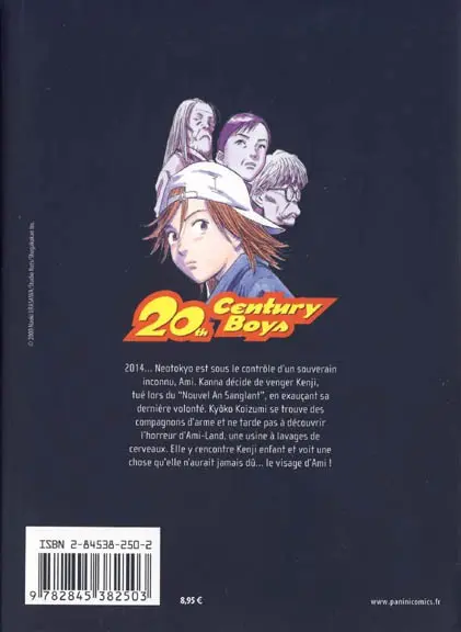 Verso de l'album 20th Century Boys 9