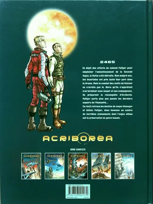 Verso de l'album Acriboréa Tome 2 Les ruines de l'aréopage