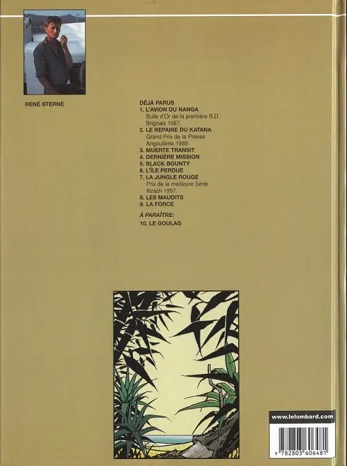 Verso de l'album Adler Tome 1 L'avion du Nanga