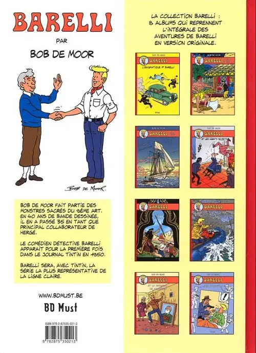 Verso de l'album Barelli Tome 4 Bonne mine à la mer