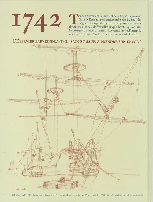 Verso de l'album L'Épervier Tome 8 Corsaire du Roy