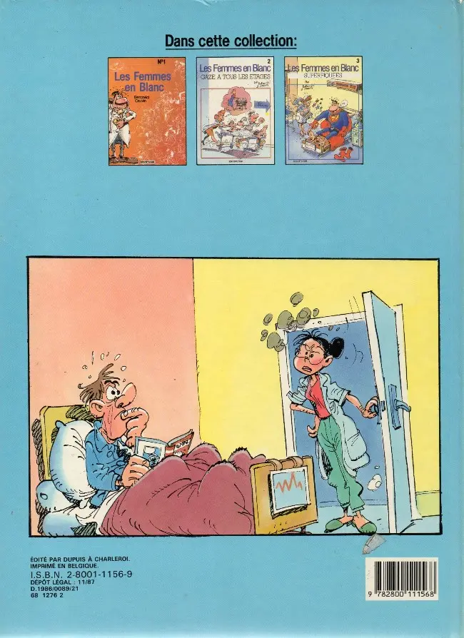 Verso de l'album Les Femmes en Blanc Tome 1