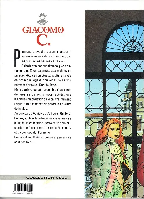 Verso de l'album Giacomo C. Tome 4 Le maître et son valet