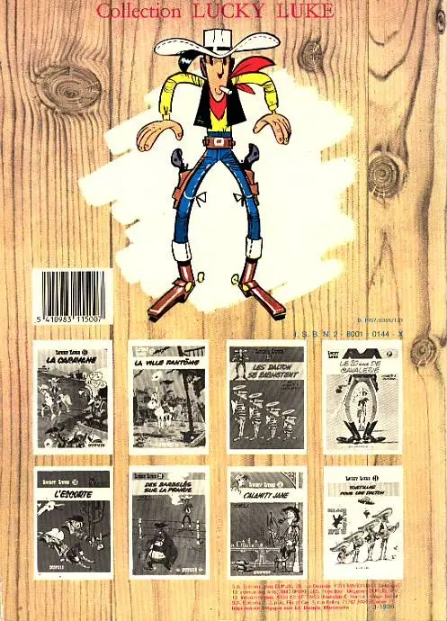Verso de l'album Lucky Luke Tome 5 Lucky luke contre Pat Poker