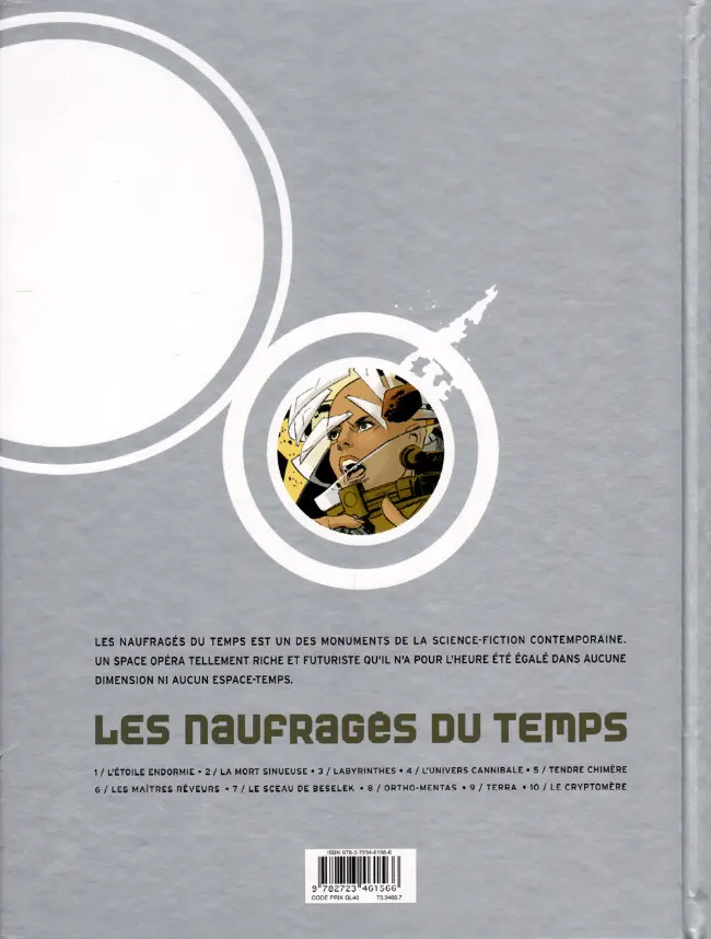 Verso de l'album Les Naufragés du temps Tome 10 Le cryptomère