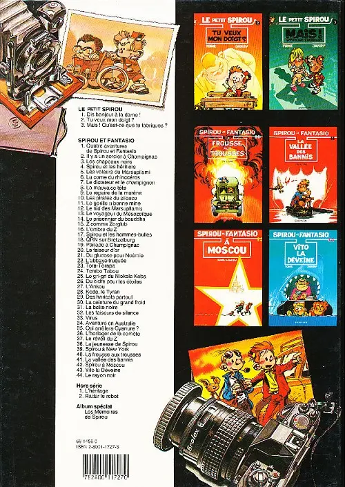 Verso de l'album Le Petit Spirou Tome 1 Dis bonjour à la dame !