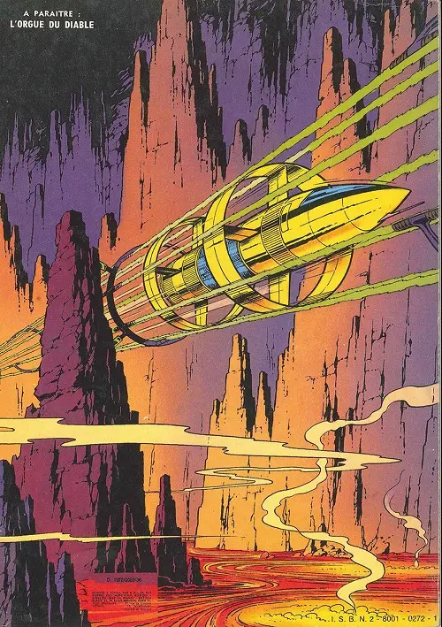Verso de l'album Yoko Tsuno Tome 1 Le trio de l'étrange