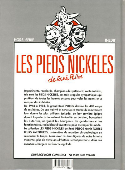 Verso de l'album Les Pieds Nickelés Hors série inédit Tome 2