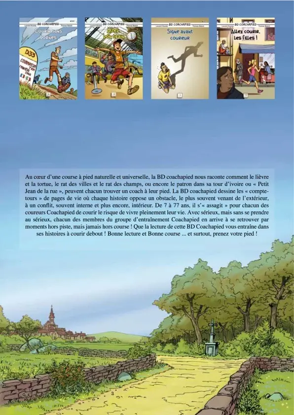Verso de l'album BD Coachapied Tome 3 Signe avant coureur