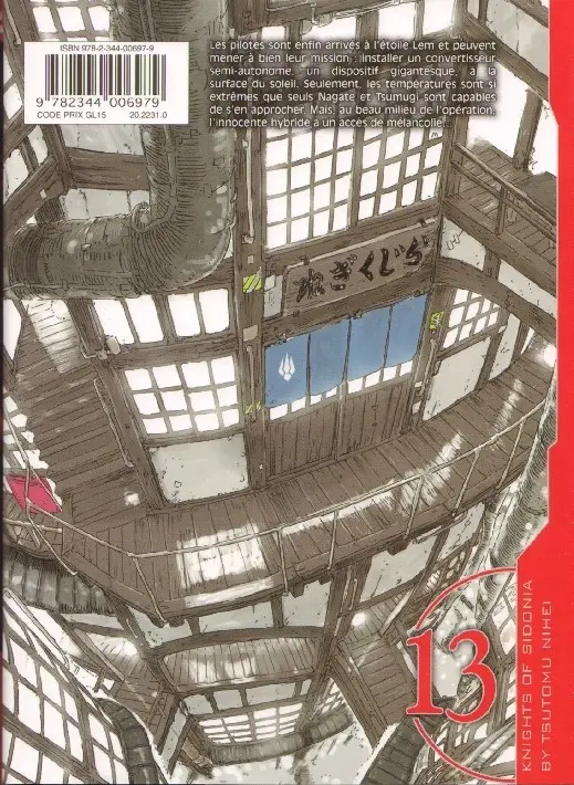 Verso de l'album Knights of Sidonia 13