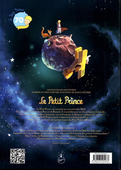 Verso de l'album Le Petit Prince - Les Nouvelles Aventures Tome 15 La Planète du Gargand