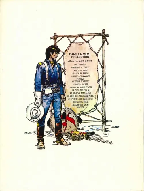 Verso de l'album Blueberry Tome 11 La mine de l'Allemand perdu