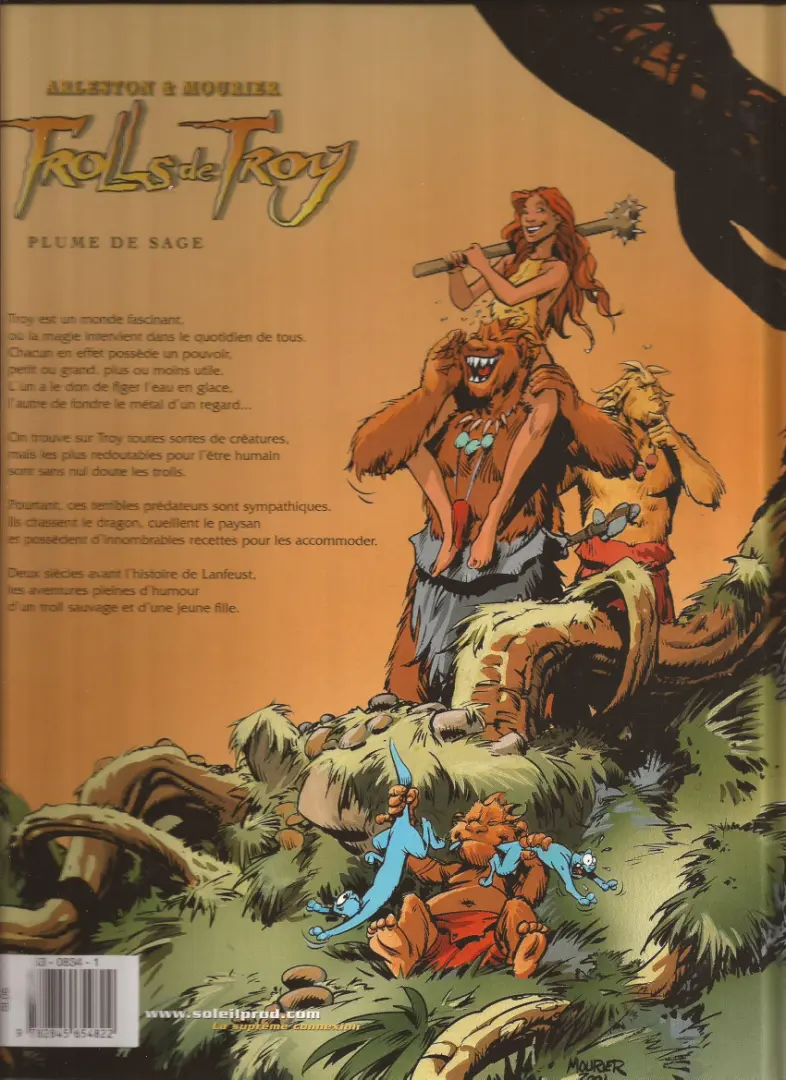 Verso de l'album Trolls de Troy Tome 7 Plume de sage