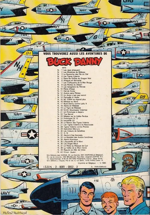 Verso de l'album Buck Danny Tome 16 Menace au nord