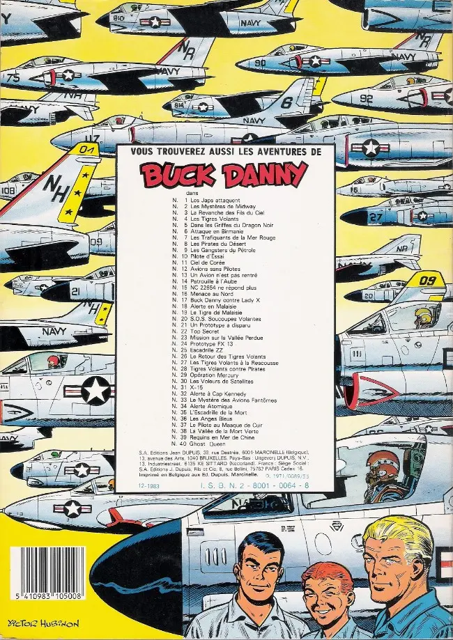 Verso de l'album Buck Danny Tome 27 Les Tigres volants à la rescousse !