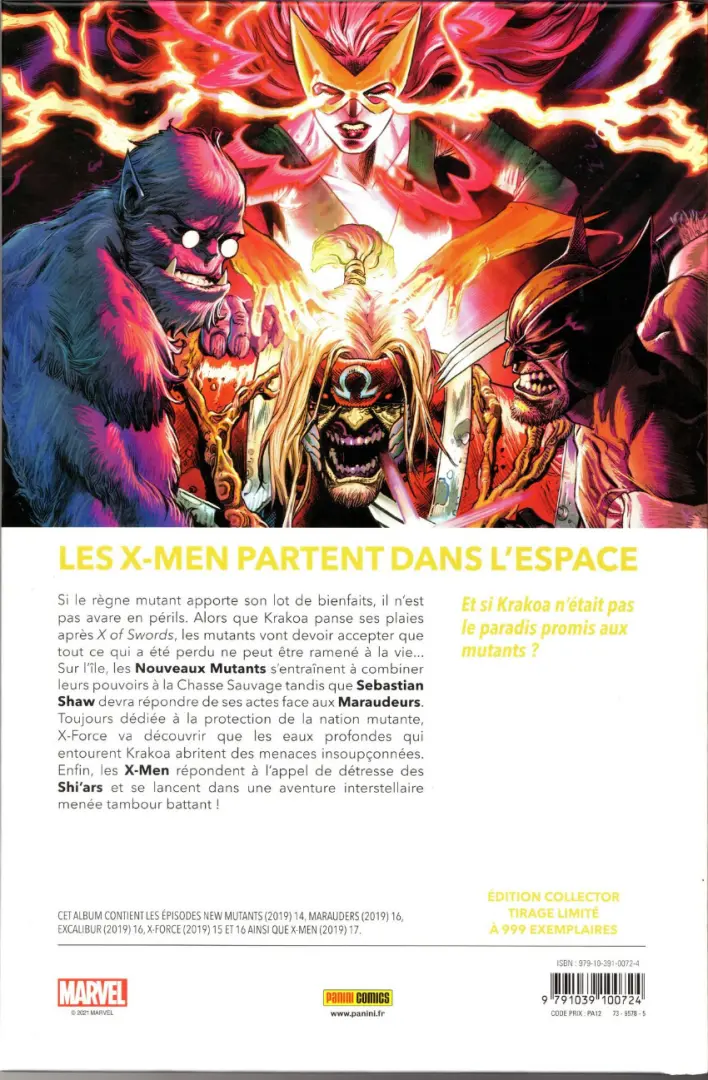 Verso de l'album Reign of X Volume 02