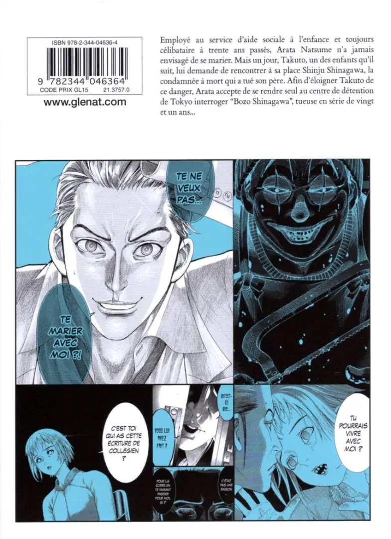 Verso de l'album Pour le pire 01
