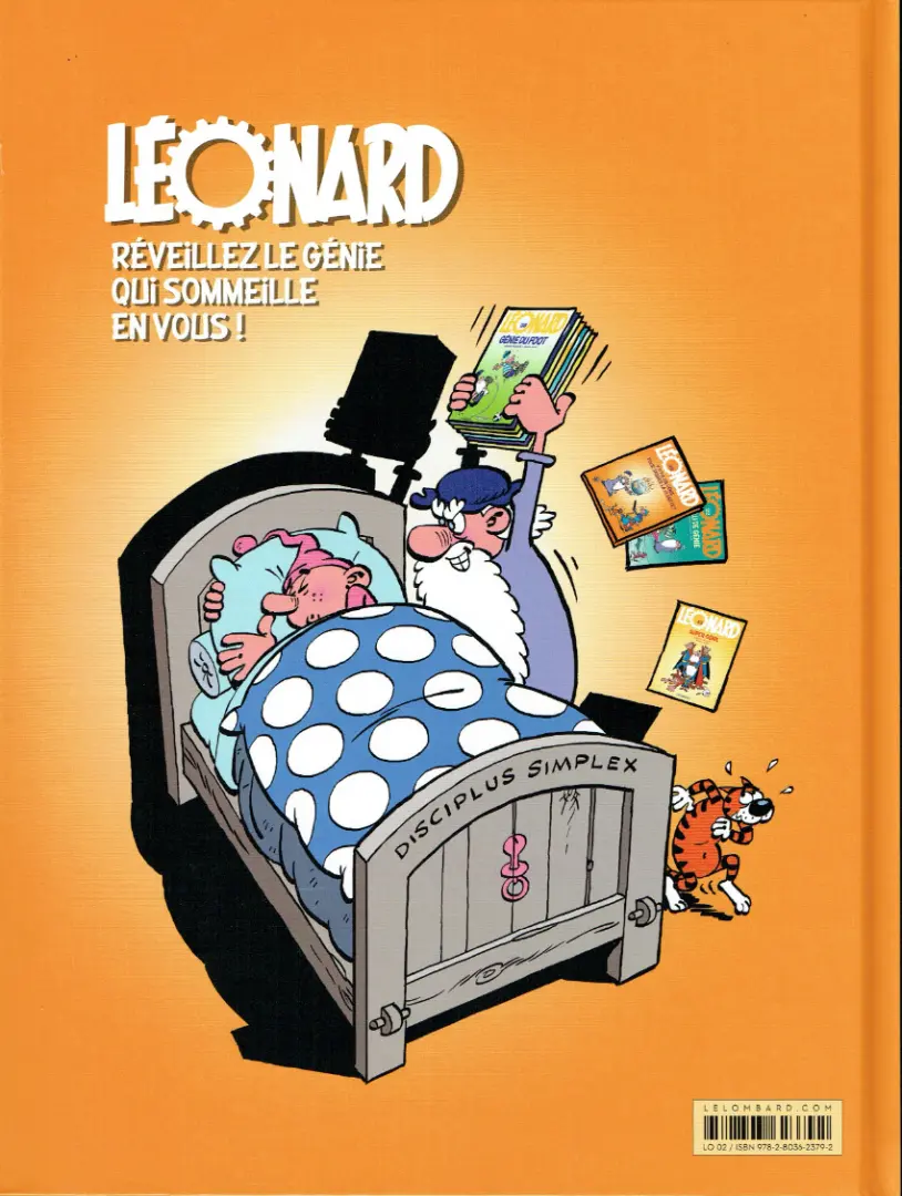 Verso de l'album Léonard Tome 38 Y a-t-il un génie pour sauver la planète ?
