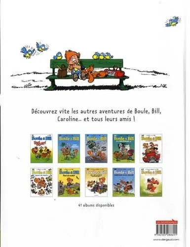 Verso de l'album Boule & Bill Tome 25 Les V'là !