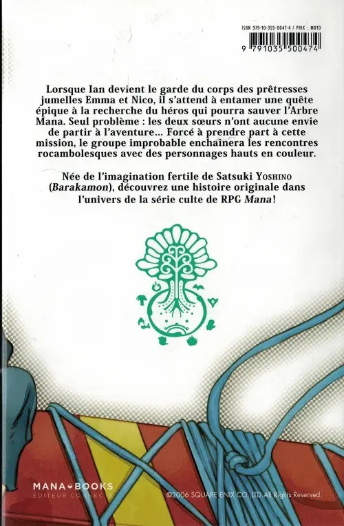 Verso de l'album Princess of Mana 1