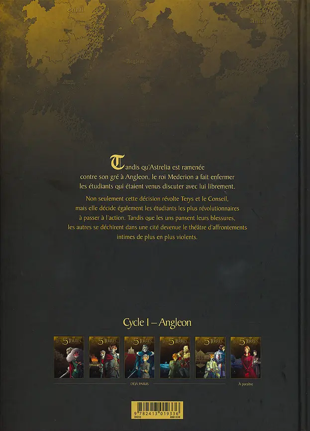 Verso de l'album Les 5 Terres 5 L'objet de votre haine