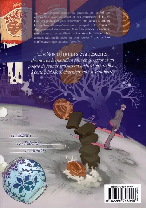 Verso de l'album Nos C(h)œurs évanescents 5