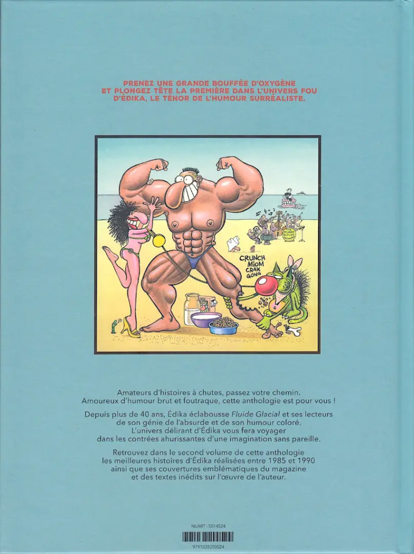 Verso de l'album Anthologie Édika Volume 2 1985>1990