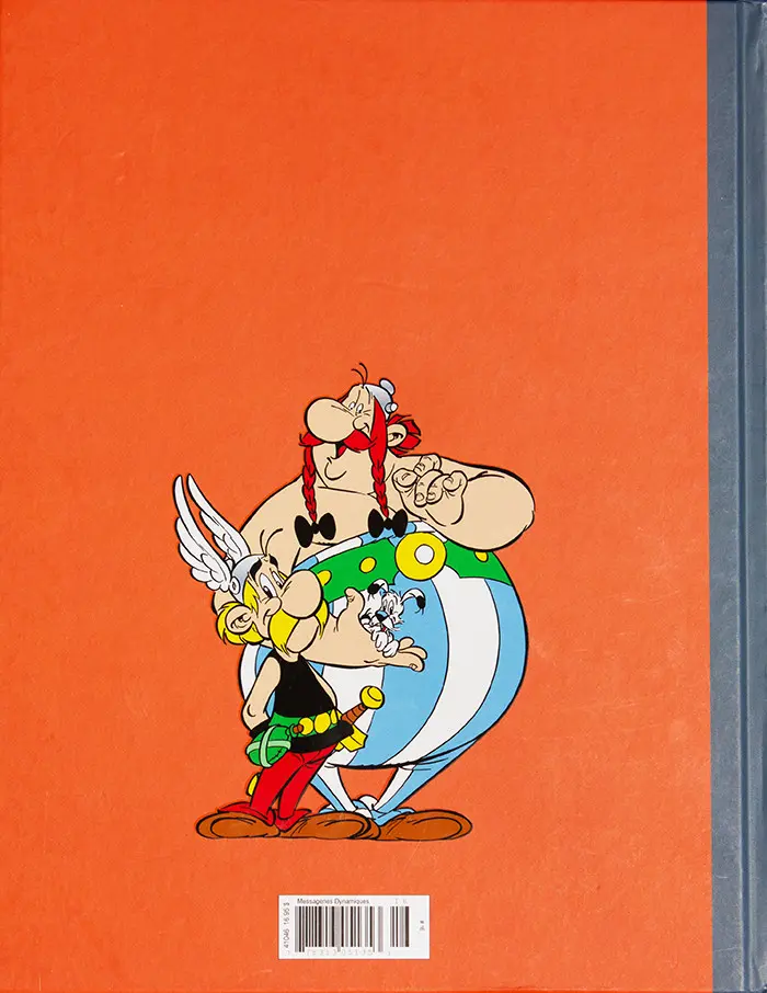Verso de l'album Astérix La collection officielle Tome 4 Astérix Gladiateur