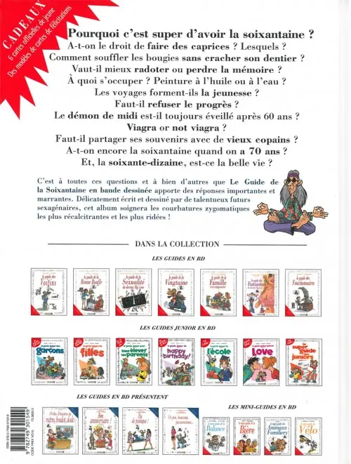 Verso de l'album Le Guide Tome 25 Le guide de la soixantaine