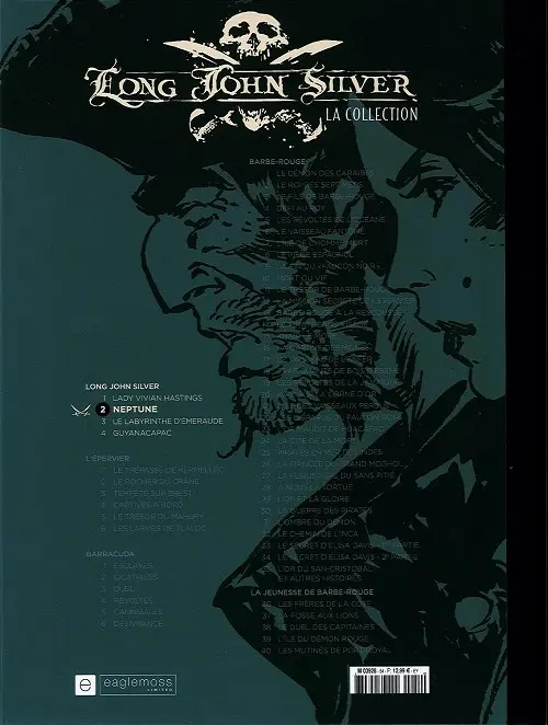 Verso de l'album Long John Silver La Collection II Neptune