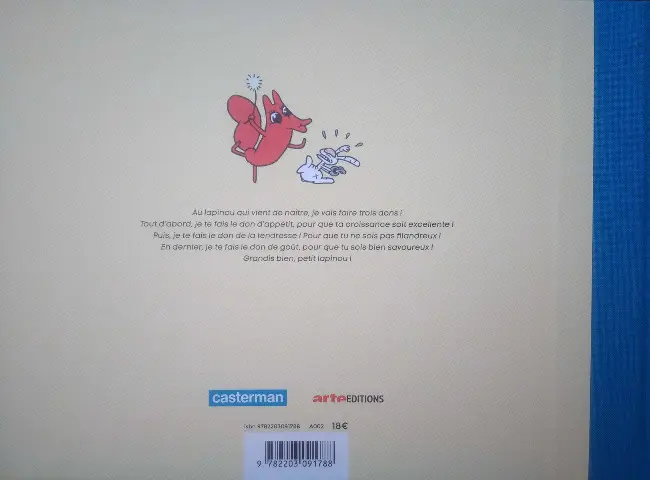 Verso de l'album La Renarde Tome 1 Cruautés