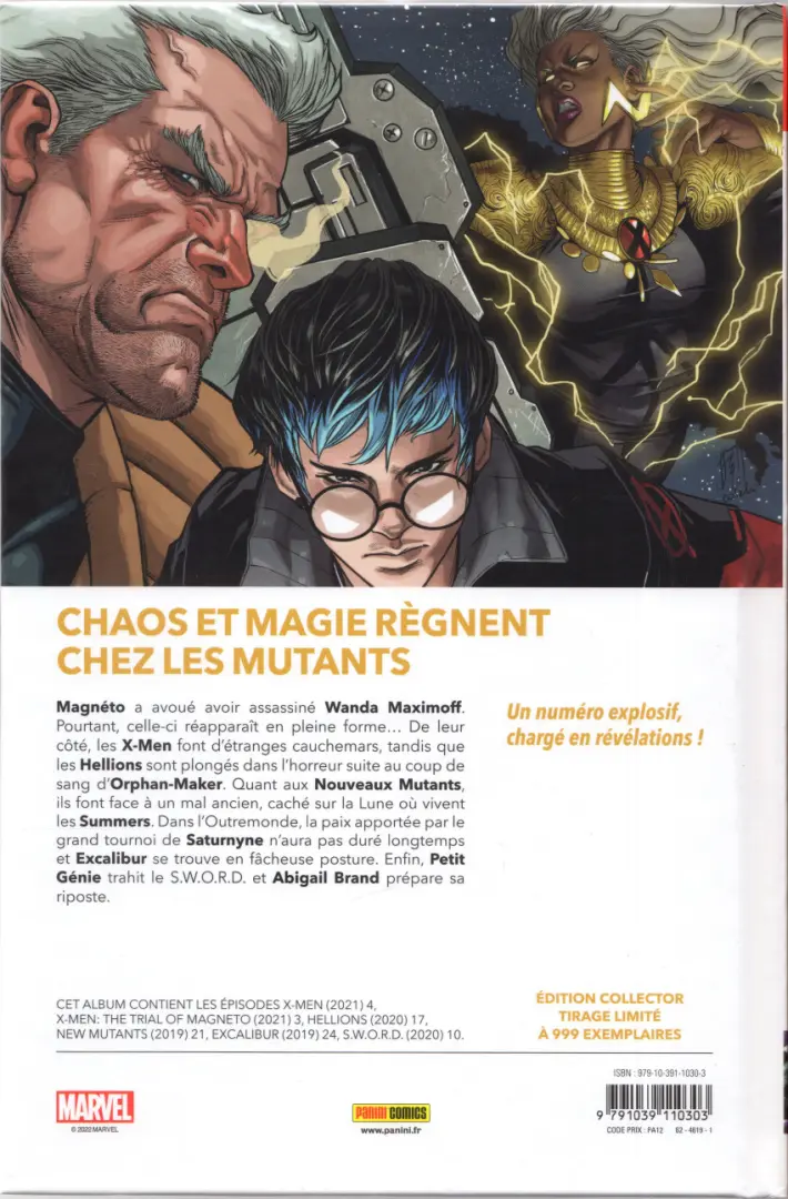 Verso de l'album Reign of X Volume 18