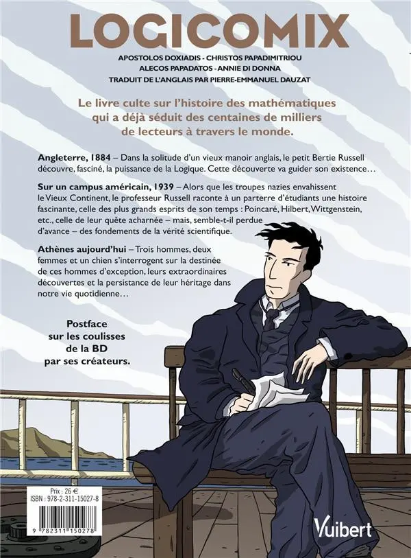 Verso de l'album Logicomix