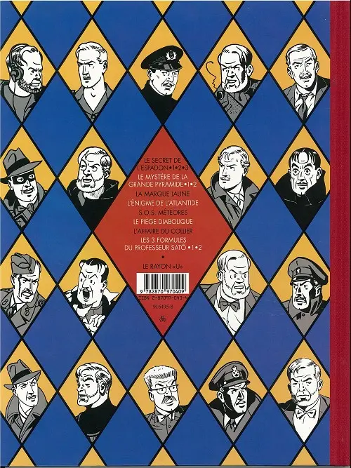 Verso de l'album Blake et Mortimer Tome 12 Les 3 Formules du Professeur Satô - Tome 2