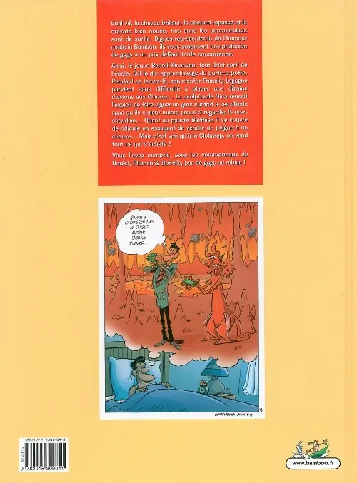Verso de l'album Les Commerciaux Tome 1 Farce de vente