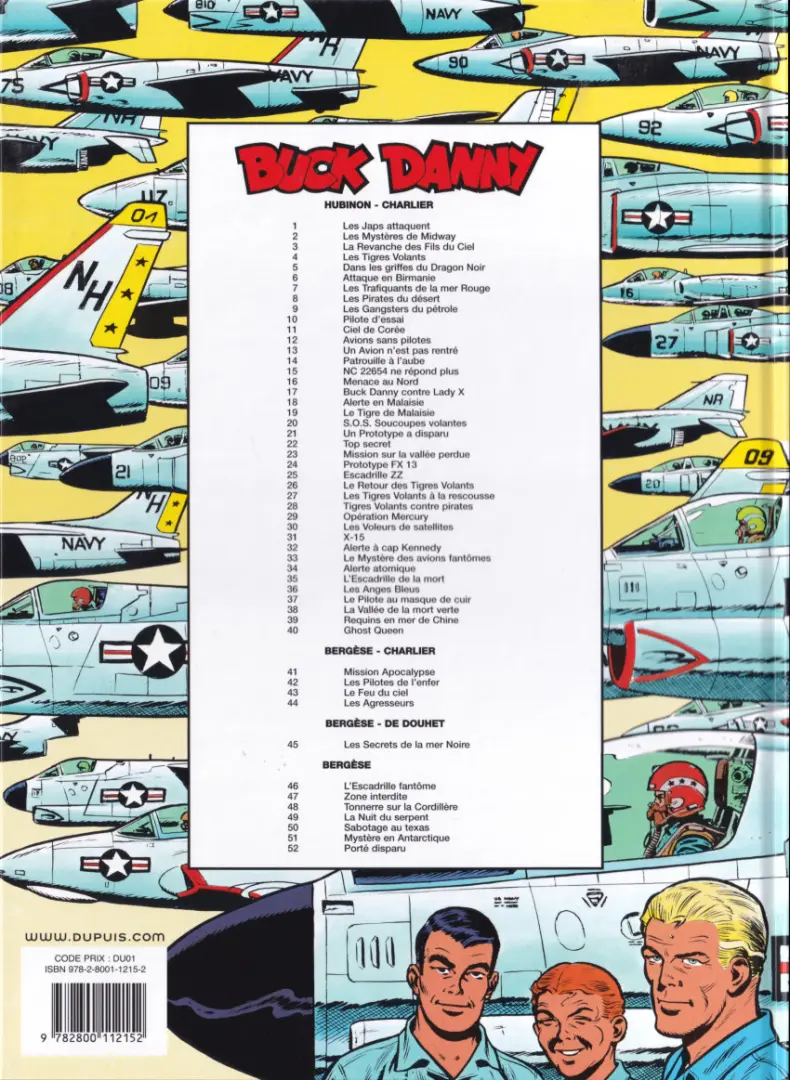 Verso de l'album Buck Danny Tome 19 Le Tigre de Malaisie